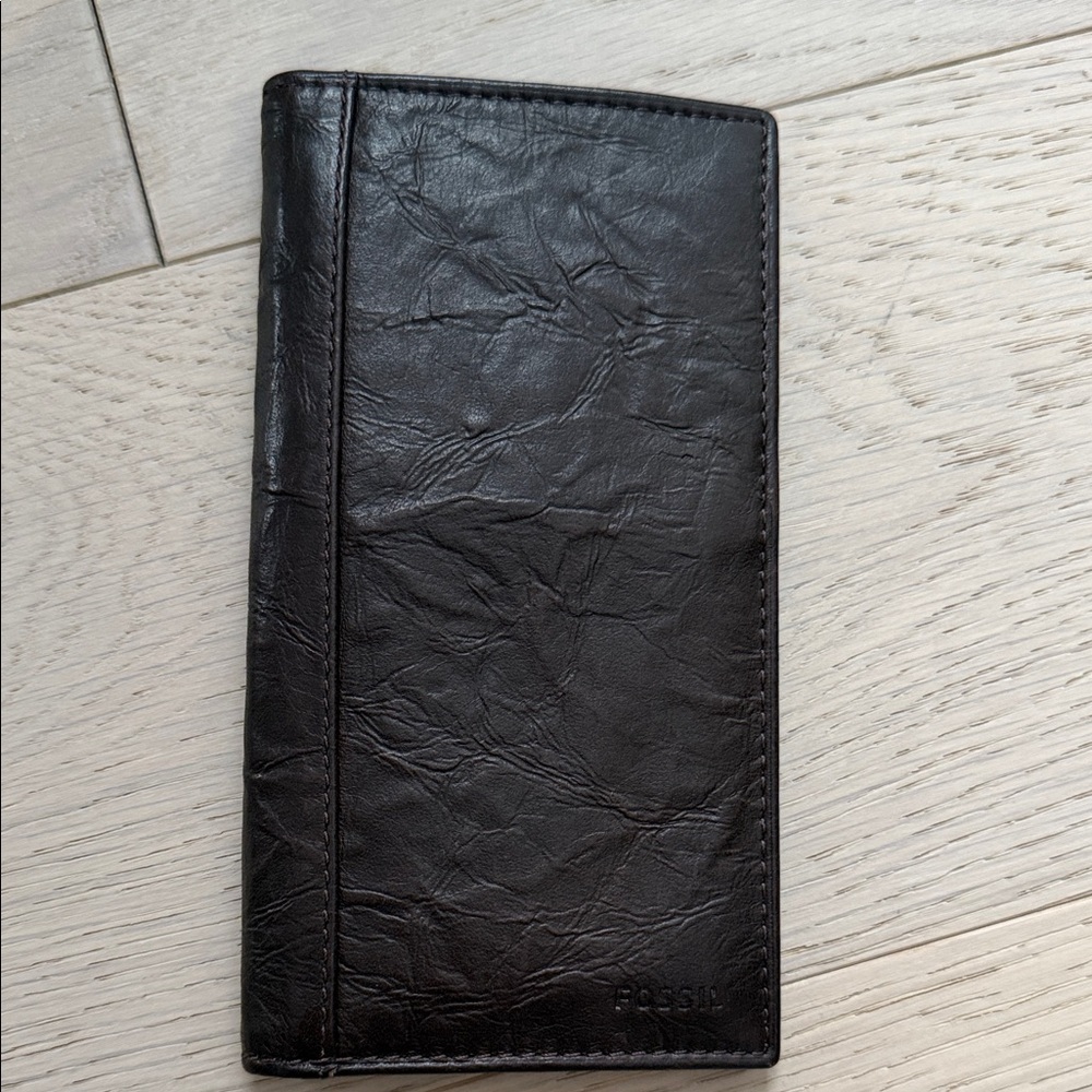 Fossil Dark Brown Leather Wallet
